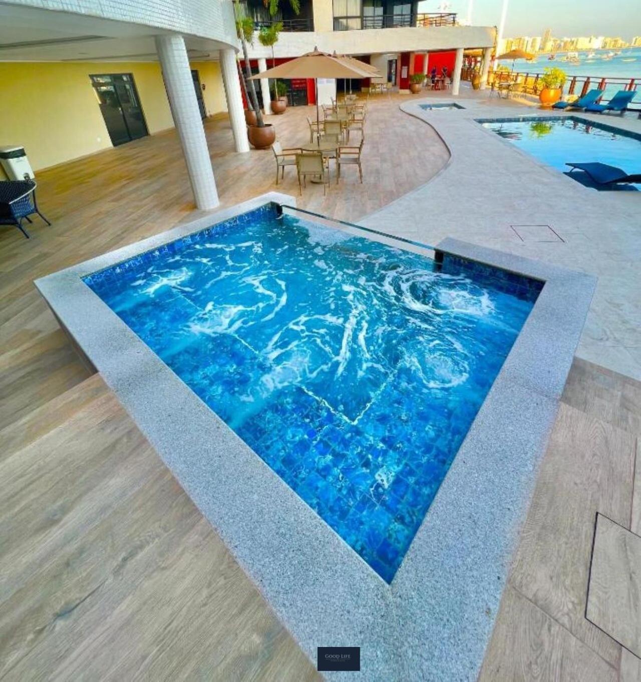 福塔雷萨Iate Plaza - Calcadao - Frente Mar Flat 603公寓 外观 照片